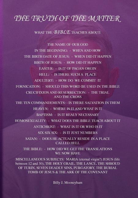 Truth of the Matter - stevensbooks