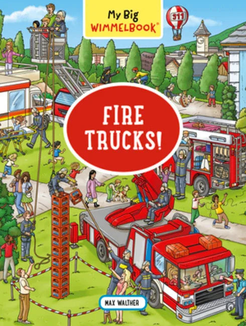 My Big Wimmelbook(r) - Fire Trucks!: A Look-And-Find Book (Kids Tell the Story) - stevensbooks