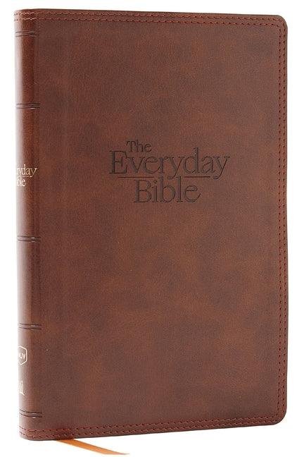 Nkjv, the Everyday Bible, Brown Leathersoft, Red Letter, Comfort Print: 365 Daily Readings Through the Whole Bible - stevensbooks