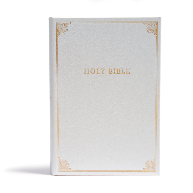 CSB Family Bible, White Bonded Leather Over Board: Holy Bible - Ingram