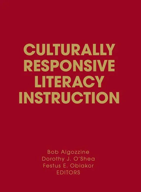Culturally Responsive Literacy Instruction - stevensbooks