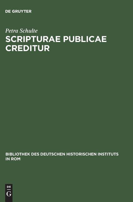 Scripturae publicae creditur (Reprint 2014) - Ingram