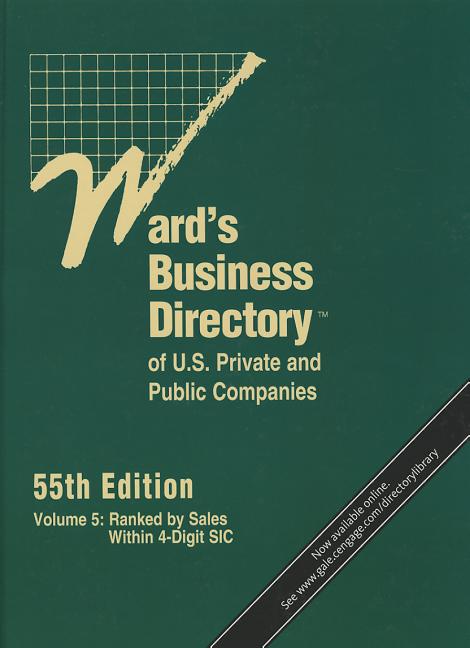 Ward's Business Directory of U.S. Private and Public Companies, Volume 5: Ranked by Sales Within 4-Digit SIC - Ingram