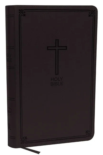 NKJV, Deluxe Gift Bible, Imitation Leather, Gray, Red Letter Edition - stevensbooks