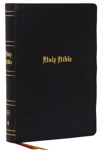 KJV Holy Bible: Super Giant Print with 43,000 Cross References, Black Genuine Leather, Red Letter, Comfort Print: King James Version - stevensbooks
