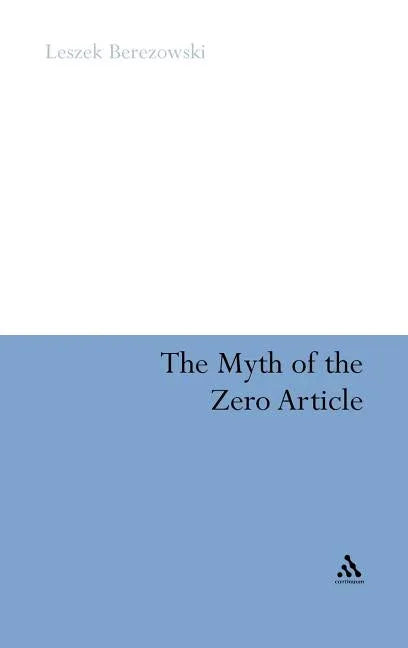 Myth of the Zero Article - stevensbooks