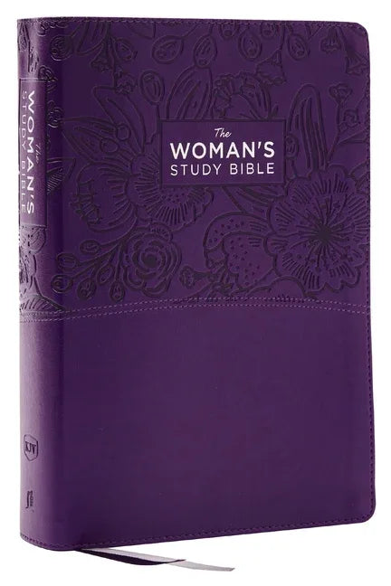 Kjv, the Woman's Study Bible, Purple Leathersoft, Red Letter, Full-Color Edition, Comfort Print (Thumb Indexed): Receiving God's Truth for Balance, Ho - stevensbooks