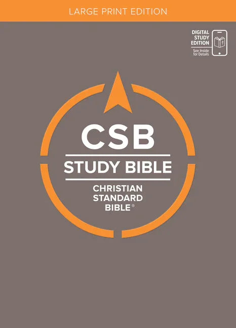 CSB Study Bible, Large Print, Digital Study Edition, Hardcover (, Digital Study) - stevensbooks