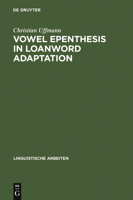 Vowel Epenthesis in Loanword Adaptation - Ingram