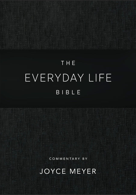 Everyday Life Bible: Black Leatherluxe(r): The Power of God's Word for Everyday Living - Ingram