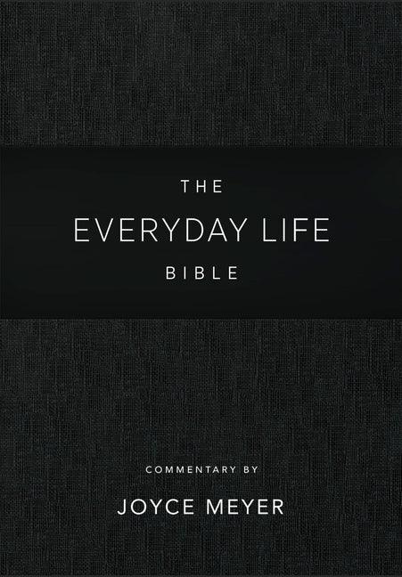 Everyday Life Bible: Black Leatherluxe(r): The Power of God's Word for Everyday Living - stevensbooks