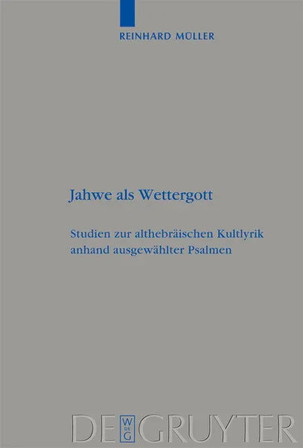 Jahwe als Wettergott - stevensbooks