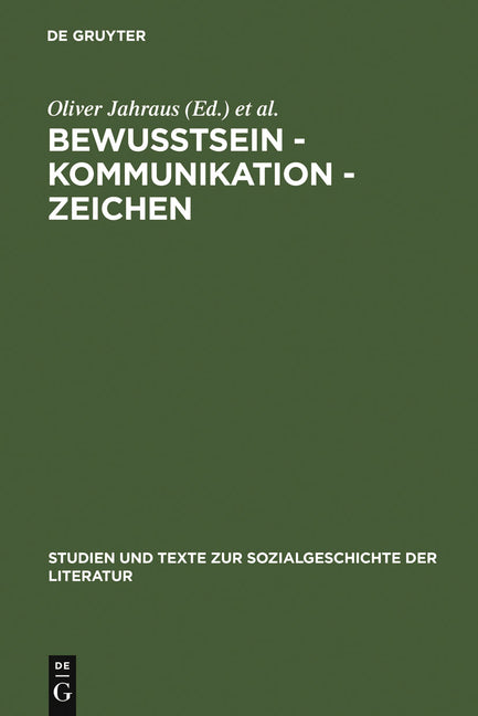Bewußtsein - Kommunikation - Zeichen: Wechselwirkungen Zwischen Luhmannscher Systemtheorie Und Peircescher Zeichentheorie (Reprint 2011) - Ingram