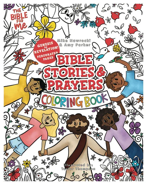 Bible Stories & Prayers Coloring Book: The Bible for Me - stevensbooks