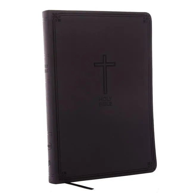 NKJV, Value Thinline Bible, Large Print, Imitation Leather, Black, Red Letter Edition - Ingram