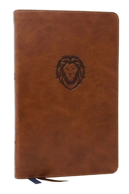 Nkjv, Thinline Bible Youth Edition, Leathersoft, Brown, Red Letter Edition, Comfort Print - stevensbooks