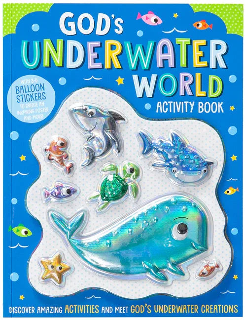 God's Underwater World Activity Book - stevensbooks