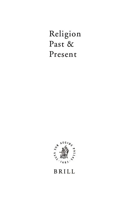 Religion Past and Present, Volume 14 Index - stevensbooks