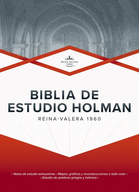 Rvr 1960 Biblia de Estudio Holman, Tapa Dura (Spanish Language) - stevensbooks