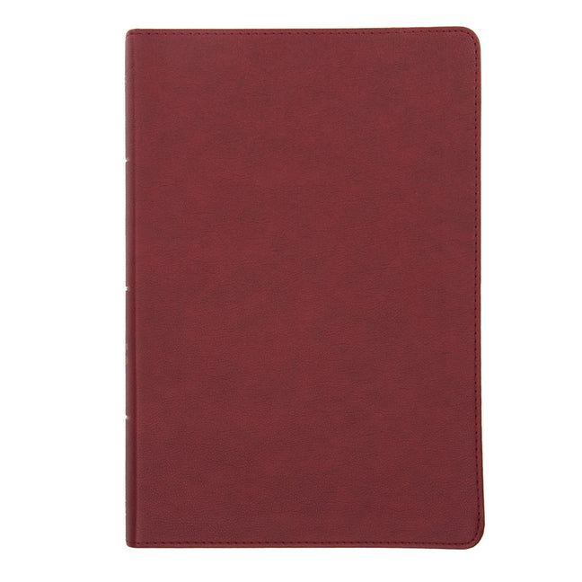 NASB Giant Print Reference Bible, Burgundy Leathertouch - Ingram