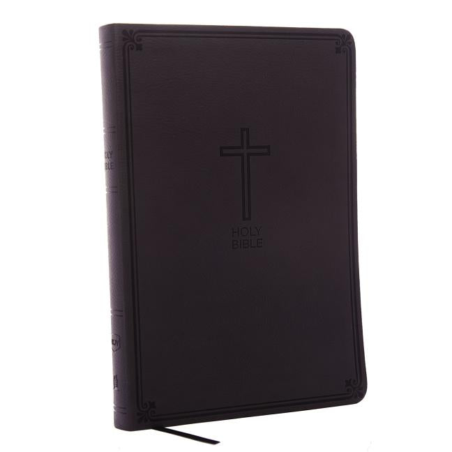 NKJV, Value Thinline Bible, Large Print, Imitation Leather, Black, Red Letter Edition - Ingram