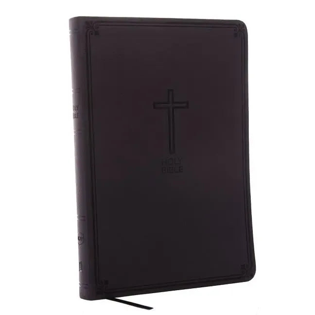 NKJV, Value Thinline Bible, Large Print, Imitation Leather, Black, Red Letter Edition - stevensbooks