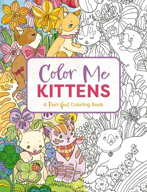 Color Me Kittens: A Purr-Fect Adult Coloring Book - stevensbooks