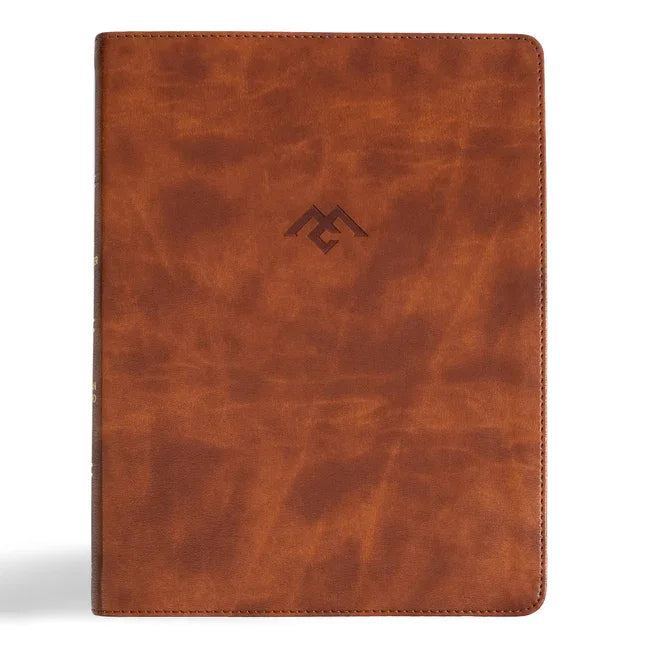 CSB Men of Character Bible, Revised and Updated, Brown Leathertouch - stevensbooks