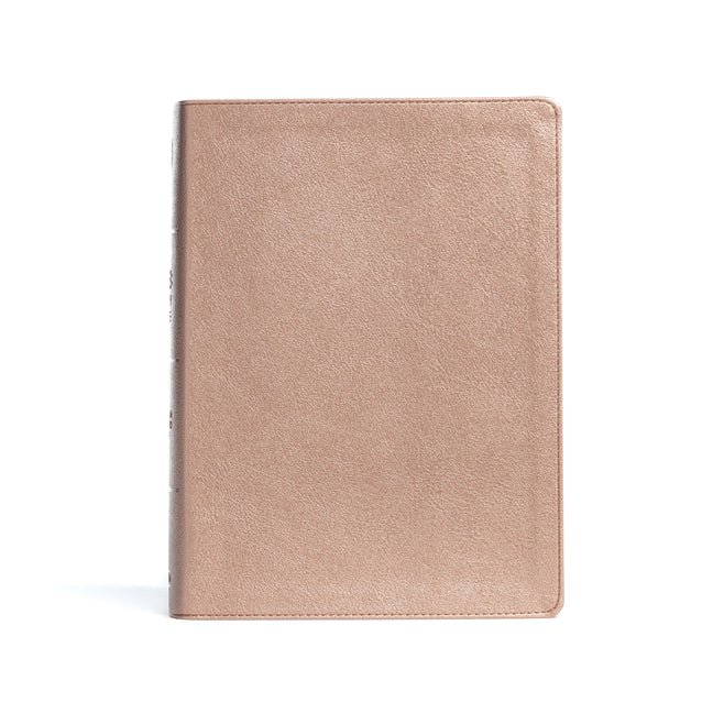 CSB Study Bible, Rose Gold Leathertouch - Ingram