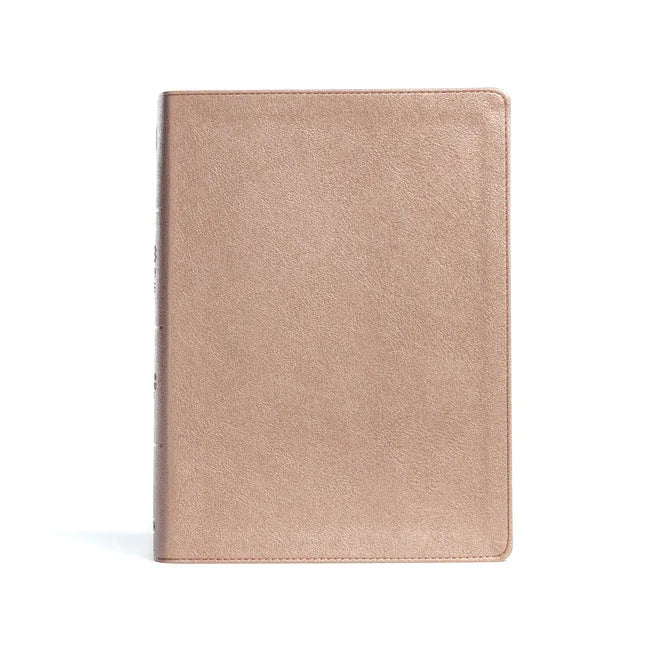 CSB Study Bible, Rose Gold Leathertouch - stevensbooks