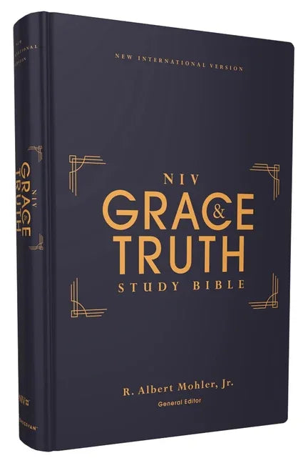 Niv, the Grace and Truth Study Bible (Trustworthy and Practical Insights), Hardcover, Red Letter, Comfort Print - stevensbooks
