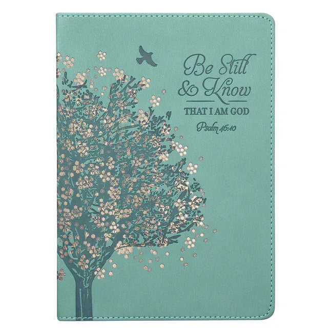 Journal Be Still & Know Floral - stevensbooks