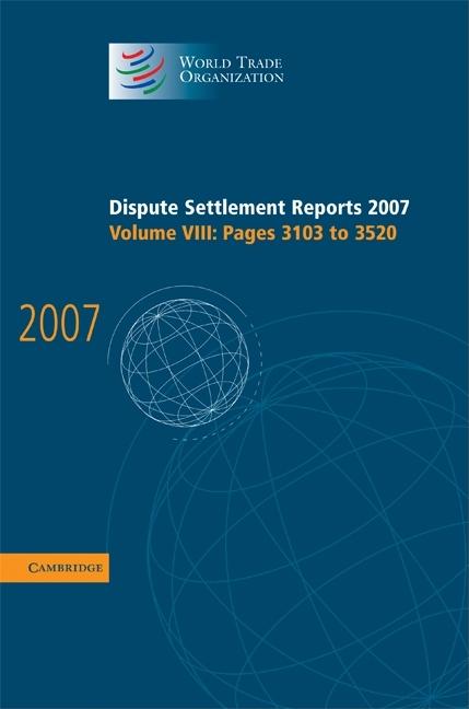 Dispute Settlement Reports 2007 - Ingram