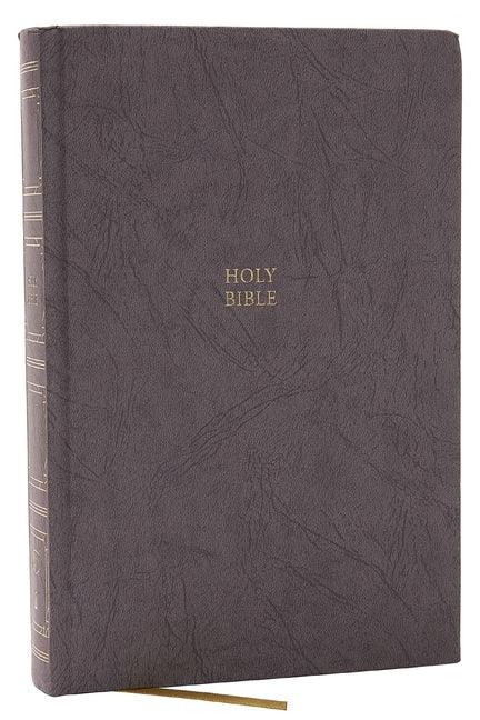 KJV Holy Bible: Paragraph-Style Large Print Thinline with 43,000 Cross References, Gray Hardcover, Red Letter, Comfort Print: King James Version - stevensbooks