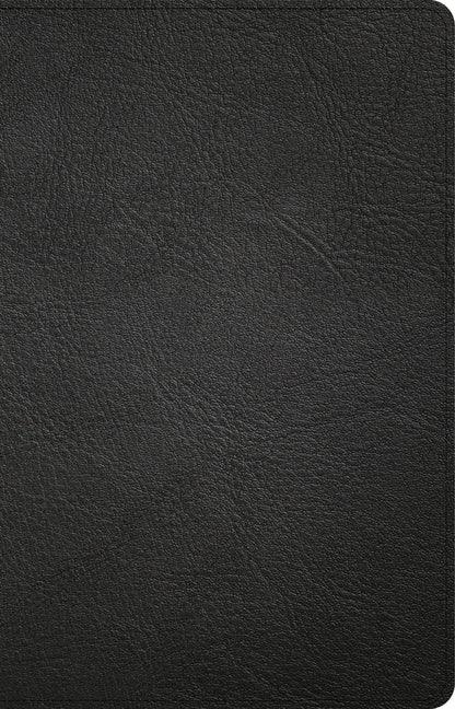 NASB Large Print Personal Size Reference Bible, Black Genuine Leather, Indexed - stevensbooks