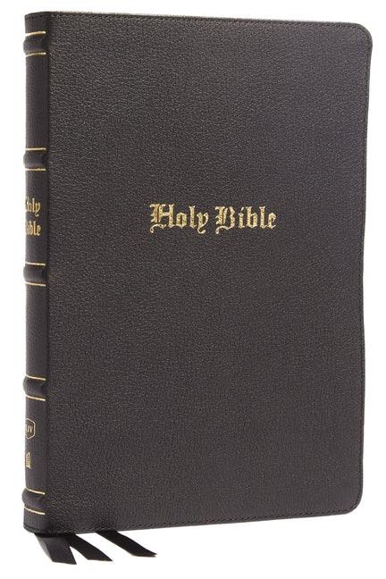 KJV Holy Bible: Large Print Thinline, Black Genuine Leather, Red Letter, Comfort Print: King James Version - stevensbooks