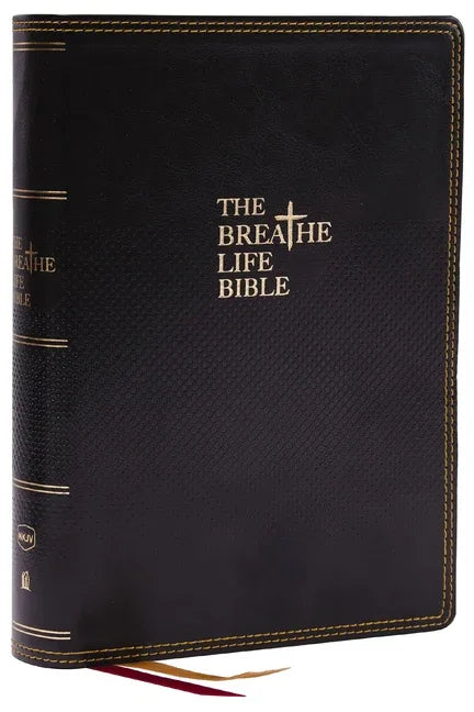 Breathe Life Holy Bible: Faith in Action (Nkjv, Black Leathersoft, Red Letter, Comfort Print) - stevensbooks