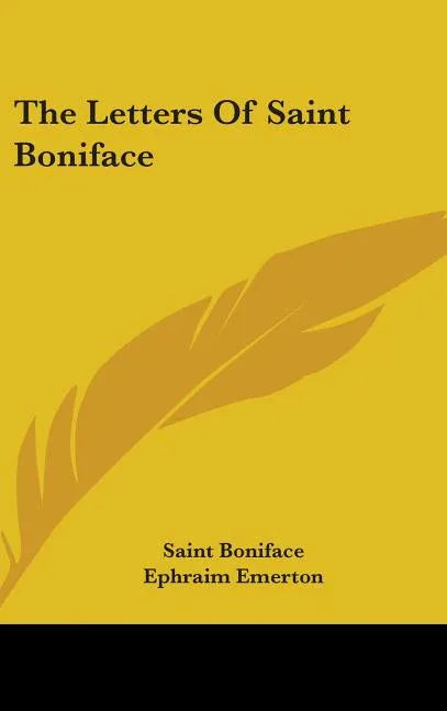 Letters of Saint Boniface - stevensbooks