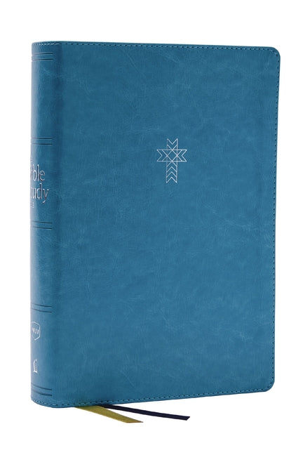 Nkjv, the Bible Study Bible, Leathersoft, Turquoise, Comfort Print: A Study Guide for Every Chapter of the Bible - Ingram