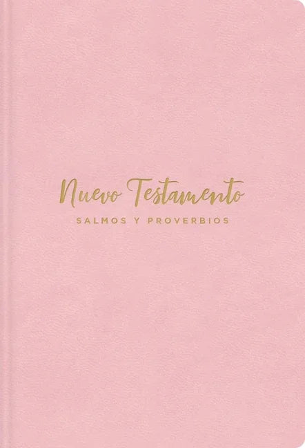 Nvi, Nuevo Testamento de Bolsillo, Con Salmos Y Proverbios, Revisión 2022, Leathersoft, Rosado, Niñas - stevensbooks