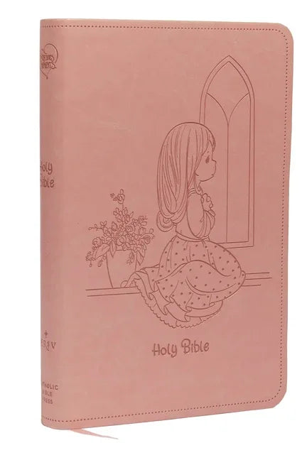 Nrsvce, Precious Moments Bible, Pink, Leathersoft, Comfort Print: Holy Bible - stevensbooks