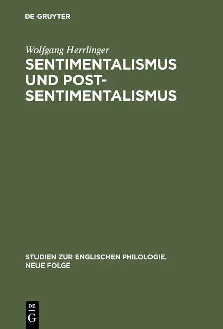 Sentimentalismus und Postsentimentalismus (Reprint 2017) - stevensbooks