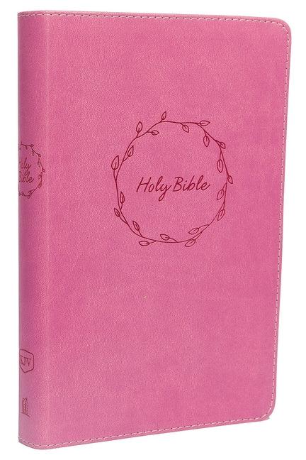 KJV, Deluxe Gift Bible, Imitation Leather, Pink, Red Letter Edition - stevensbooks