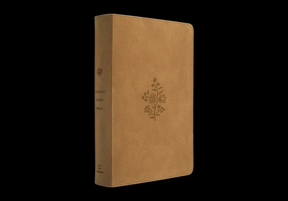 ESV Student Study Bible (Trutone, Nubuck Caramel, Wildflower Design) - stevensbooks