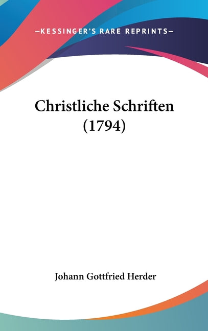 Christliche Schriften (1794) - Ingram