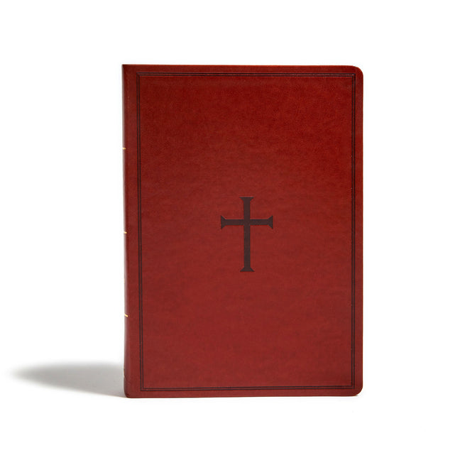 KJV Super Giant Print Reference Bible, Brown Leathertouch - Ingram