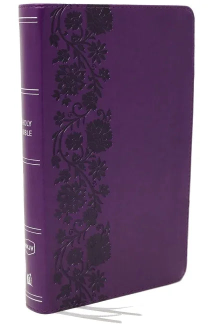 Nkjv, Reference Bible, Personal Size Large Print, Leathersoft, Purple, Red Letter Edition, Comfort Print: Holy Bible, New King James Version - stevensbooks