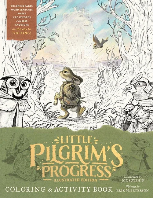 Little Pilgrim's Progress Illustrated Edition Coloring and Activity Book - stevensbooks