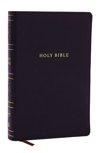 NKJV Personal Size Large Print Bible with 43,000 Cross References, Black Leathersoft, Red Letter, Comfort Print - Ingram