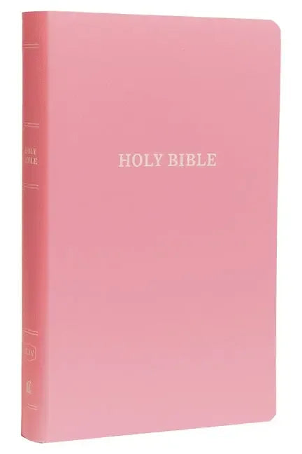 KJV, Gift and Award Bible, Imitation Leather, Pink, Red Letter Edition - stevensbooks
